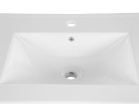 Waschtisch Sorano M1 in Weiß Matt, Weiß Hochglanz und Wotan Eiche mit Waschbecken